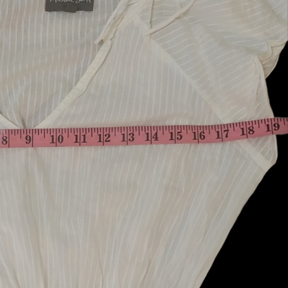 🤍Micheal Stars for Anthropologie Boho Chic Flutter Sleeved Maxi Dress - Picture 8 of 16